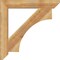 Ekena Millwork Westlake Slat Rough Sawn Bracket, Western Red Cedar, 4"W x 30"D x 30"H BKT04X30X30WTL06RWR - alternate 2